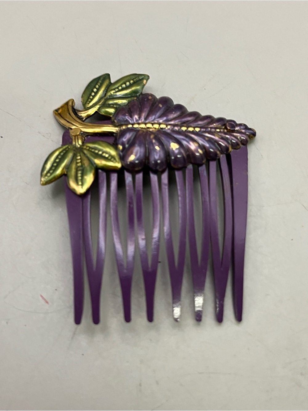 Vintage Hair Accessories Lot 9 Pc | Gold Tone Barrettes Hair Combs Bobby Pins | - Picture 7 of 8